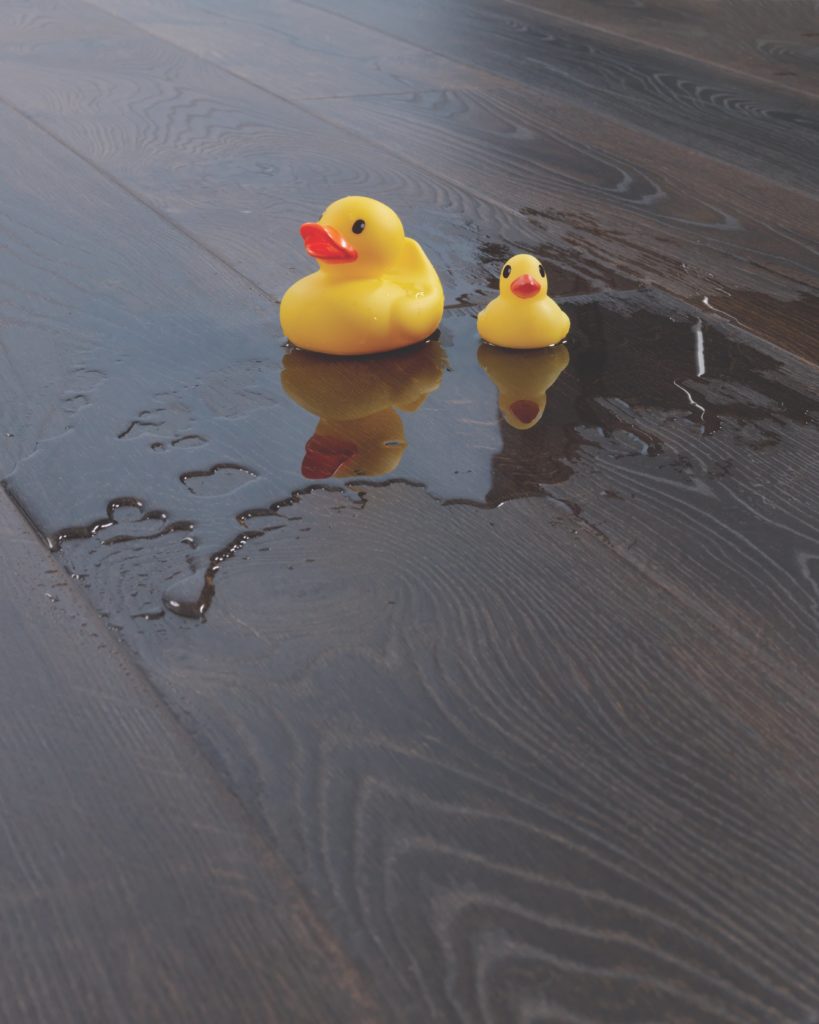 Laminate floors can be waterproof and durable
