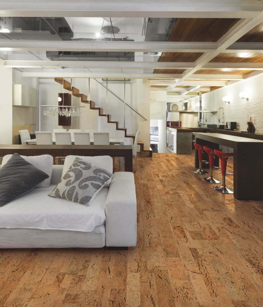 Cork floored loft