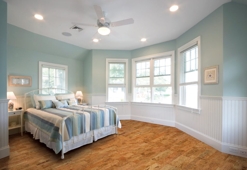 Cork floors are comfy, durable, and eco-friendly