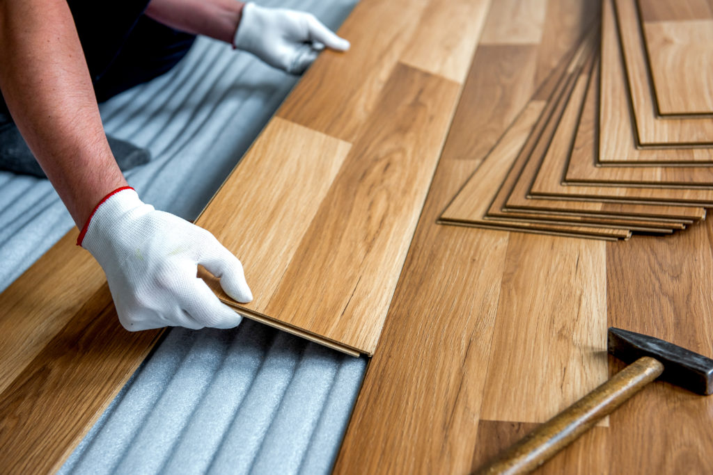 Lock Snap Together Flooring, How To Install Snap On Flooring