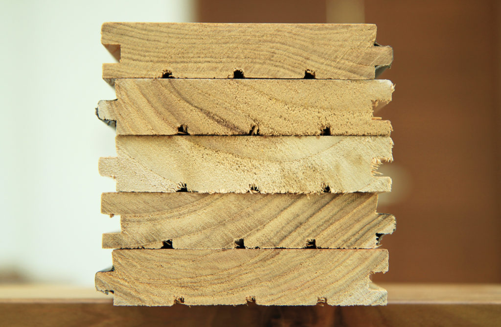 Solid wood planks