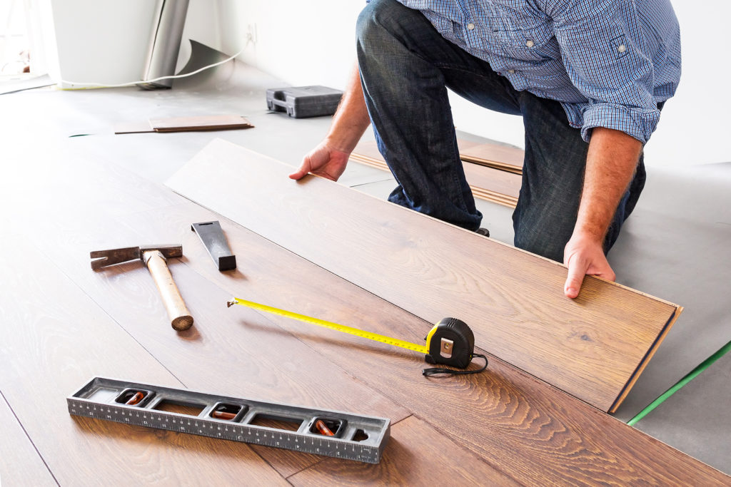 How to Replace Flooring—Click-together Floor Install