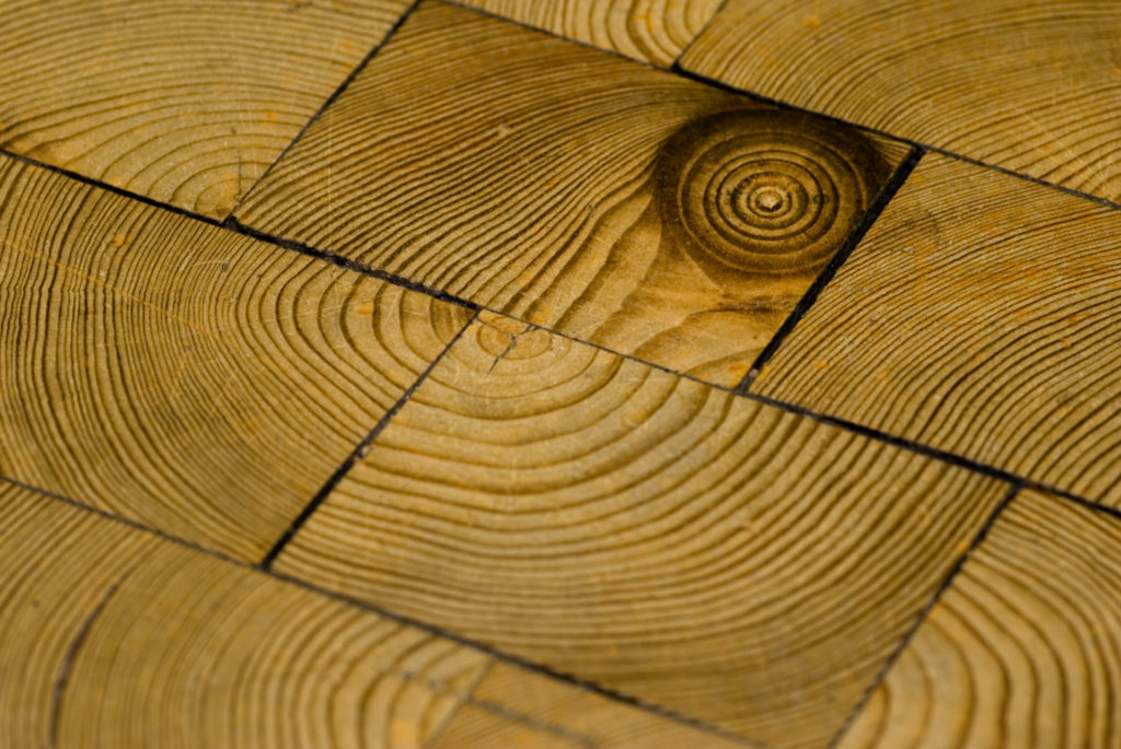 How to Replace Flooring—End Grain Flooring Texture