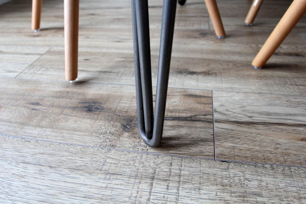 Wooden Floor With Chair