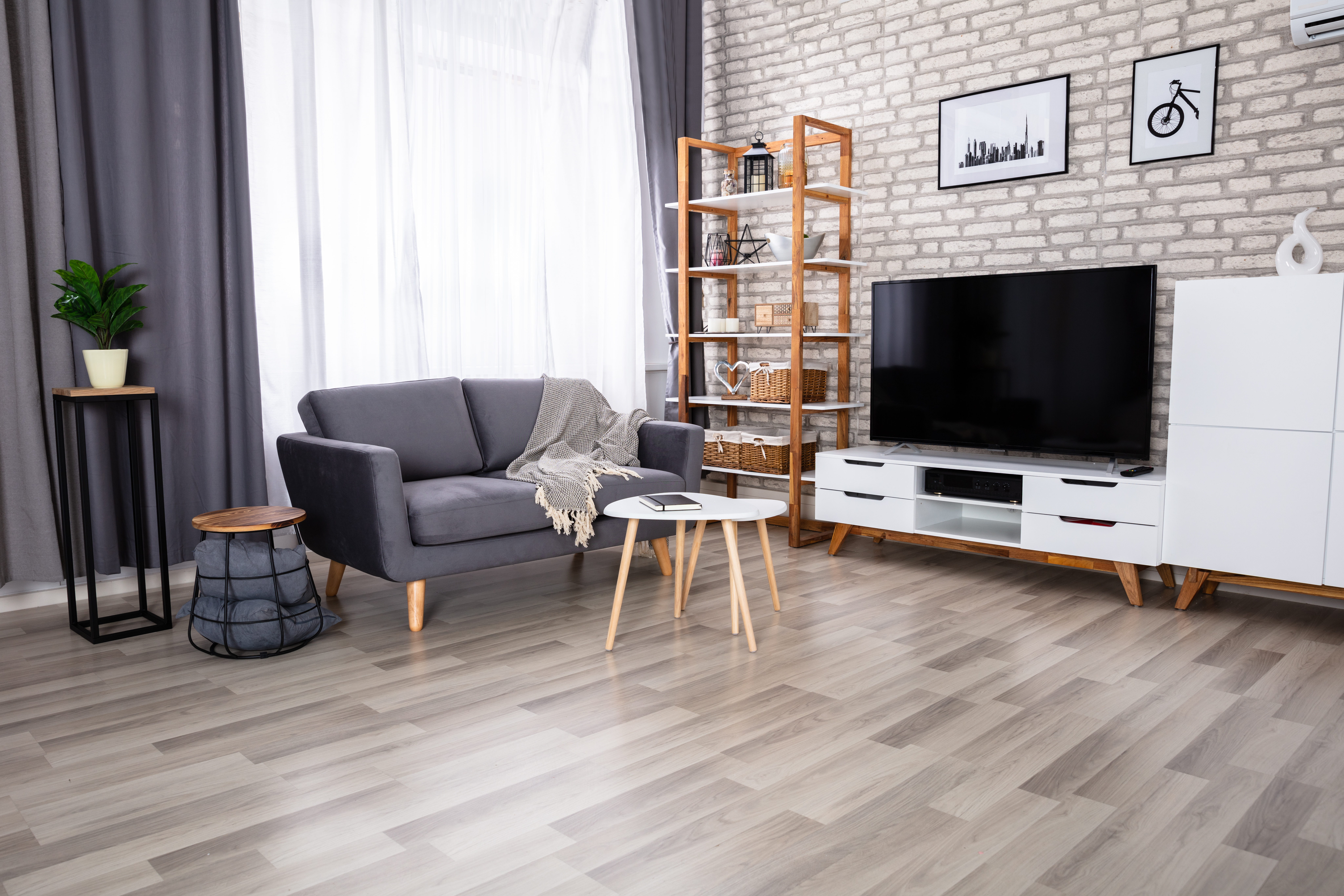 grey hues have become very popular wood floor colors