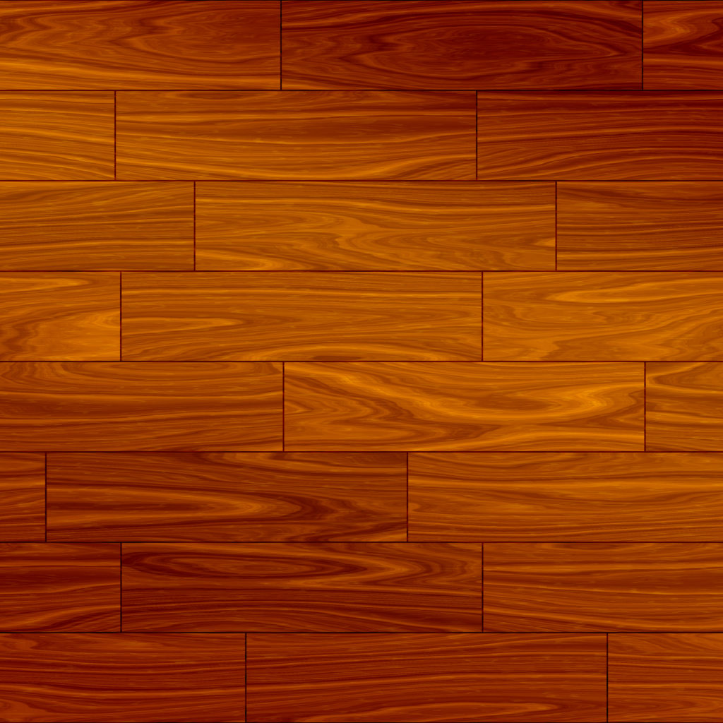 Short-plank tigerwood parquet