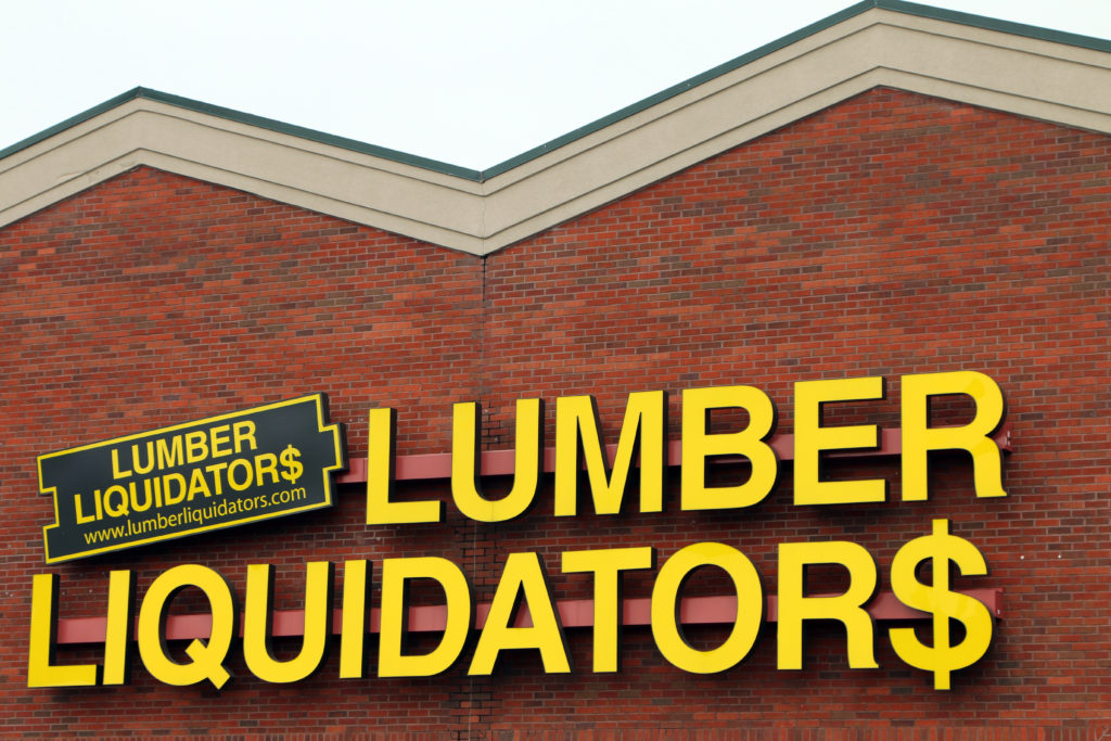 Lumber Liquidators Sign