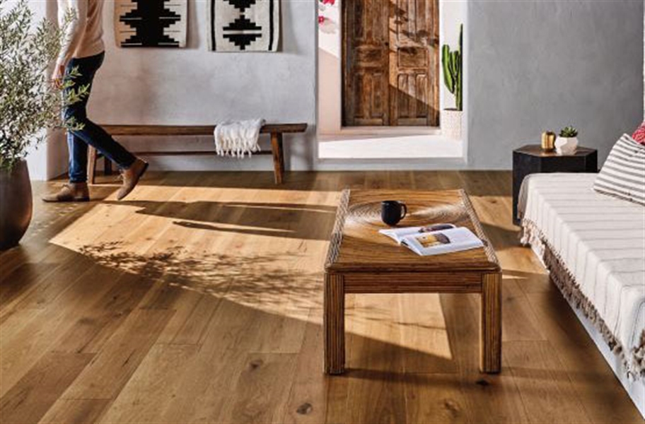 Anderson Tuftex engineered wood floors in a living room