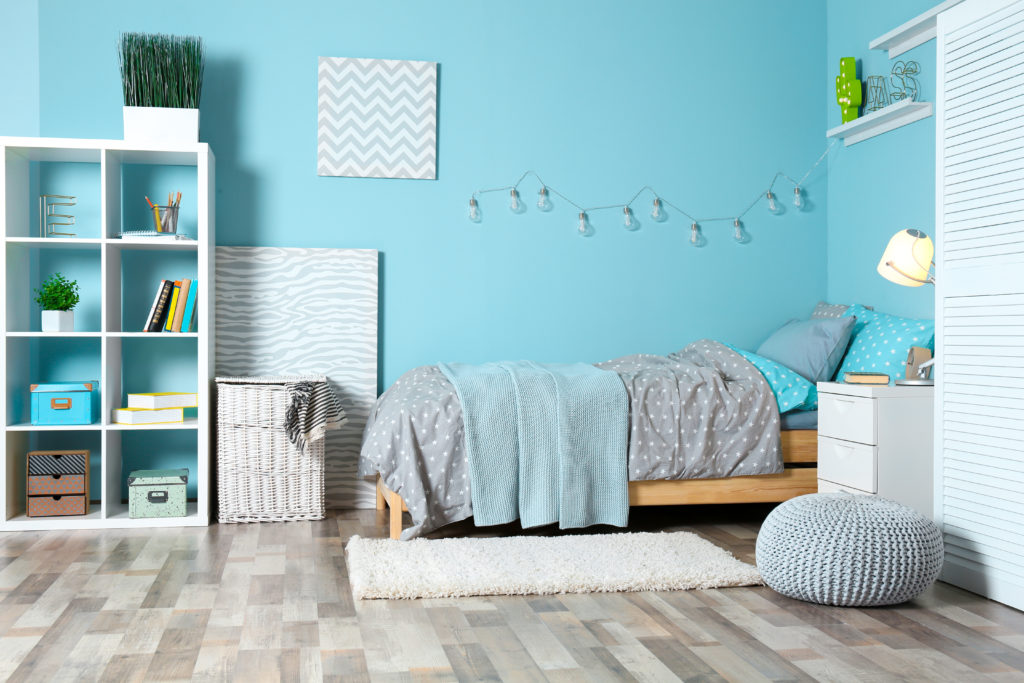 vinyl plank as a bedroom flooring idea