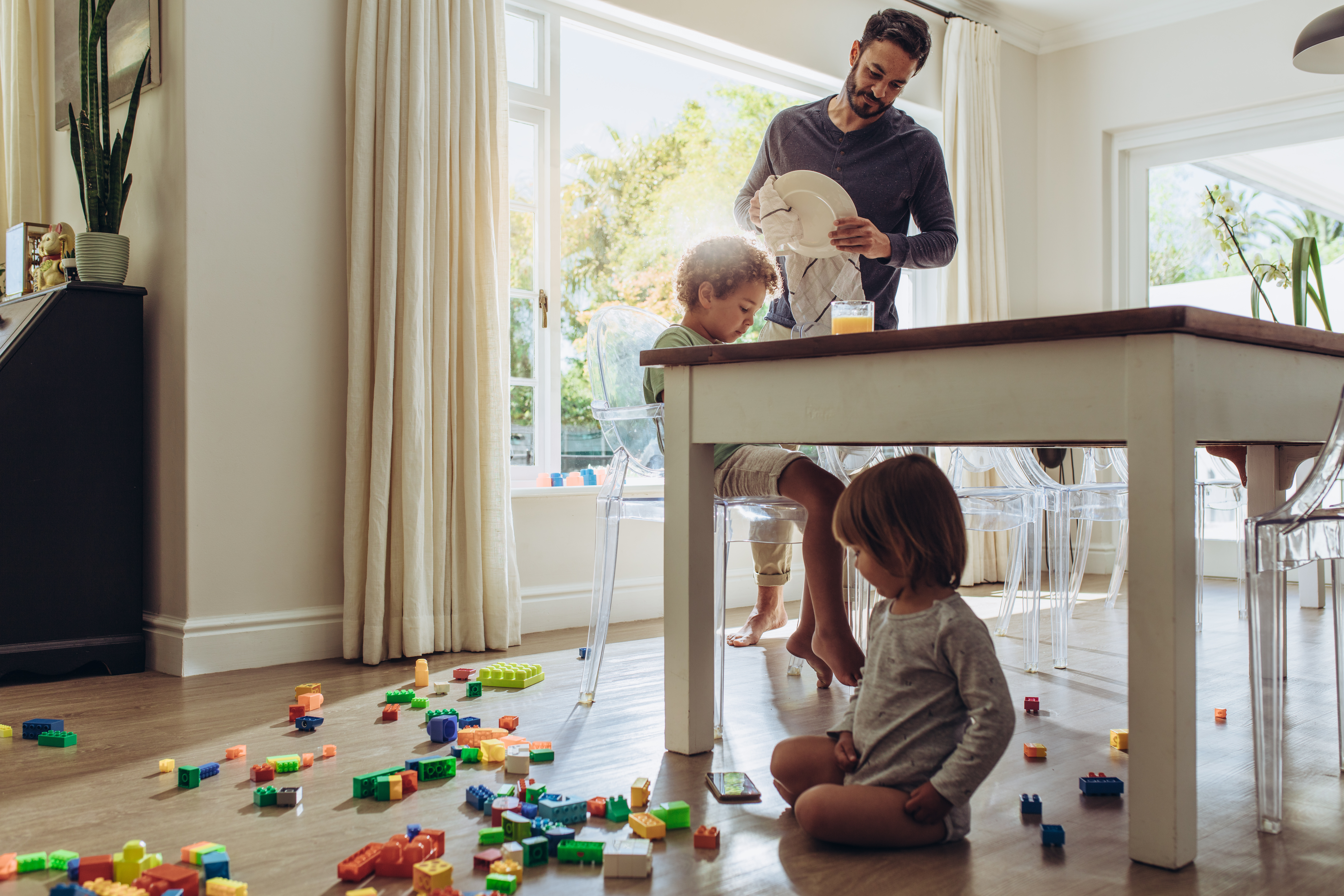 Liberty Home flooring is family-friendly